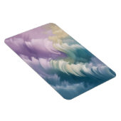 Serene Pastel Abstracte Golf Droomkunst Magneet (Rechterzijde)
