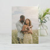 Serene Pastel Bloem Foto Kaart (Staand voorkant)
