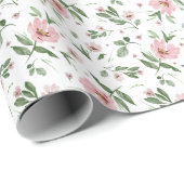 Serene Pastel Boeket Cadeaupapier (Rol Hoek)