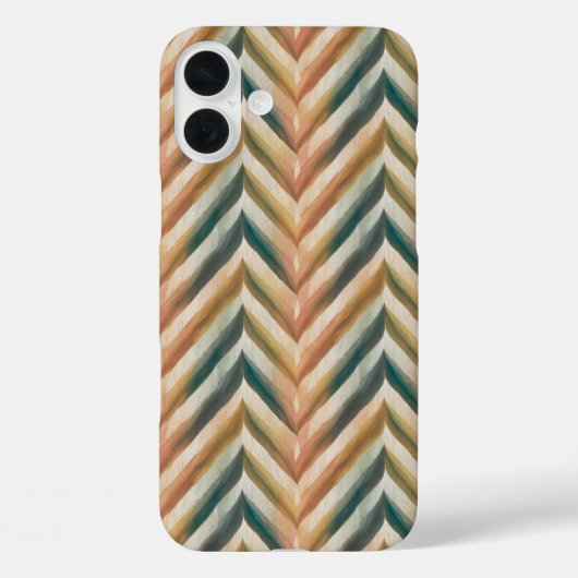 Serene Pastel Chevron Flow Case-Mate iPhone Case (Achterkant)