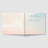 Serene Pastel Gradiënt met Sterren Gastenboek (Volledig)
