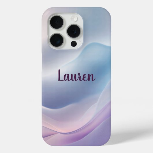 Serene pastelgolven Abstracte minimalistische vloe Case-Mate iPhone Case (Achterkant)