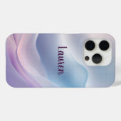 Serene pastelgolven Abstracte minimalistische vloe Case-Mate iPhone Case (Achterkant (horizontaal))