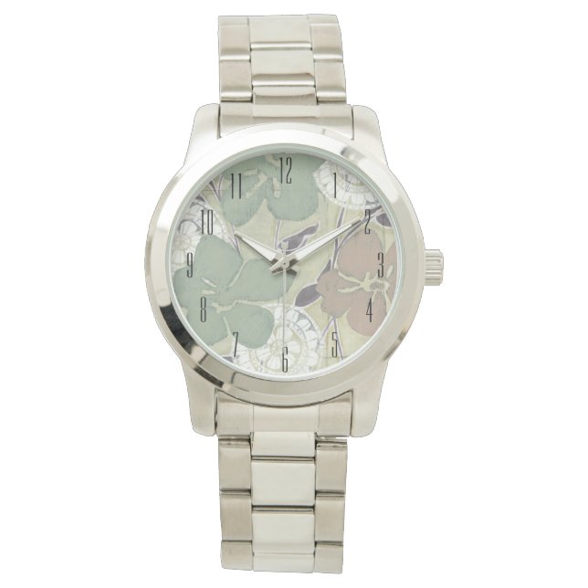 Serene Pastels II Horloge (Voorkant)