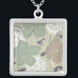 Serene Pastels II Zilver Vergulden Ketting<br><div class="desc">Floral</div>