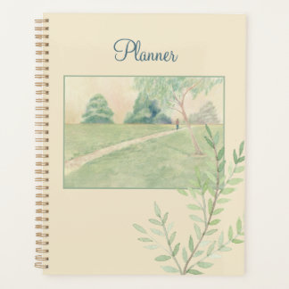 Serene Path Watercolor Daily Planner
