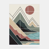 Serene Peaks Acryl Bord (Voorkant)