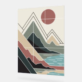 Serene Peaks Acryl Bord (Hoek)