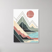 Serene Peaks Canvas Afdruk (Voorkant)