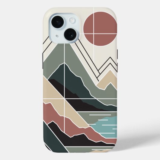 Serene Peaks Case-Mate iPhone Case (Achterkant)