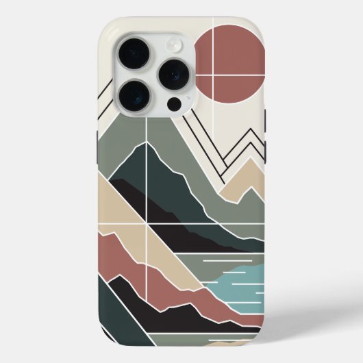 Serene Peaks Case-Mate iPhone Case (Achterkant)