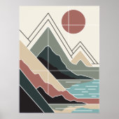 Serene Peaks Poster (Voorkant)
