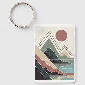 Serene Peaks Sleutelhanger (Voorkant)