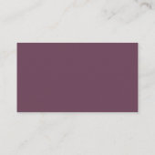 Serene Perzik Roze Minimalistisch Plaatskaartje (Achterkant)