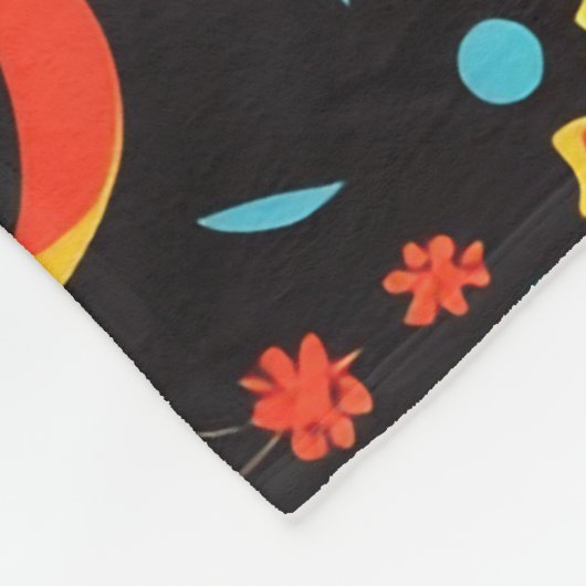 Serene Petal Patterns 60x80 Fleece Deken (Hoek)