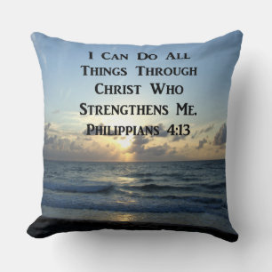SERENE PHILIPPIANS 4:13 FOTOONTWERP KUSSEN