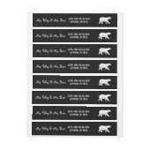 Serene Polar Beer op zwart (Vel)