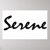 Serene Poster (Voorkant)