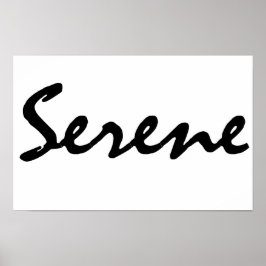 Serene Poster