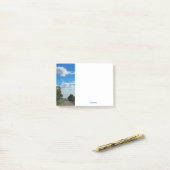 Serene Prairie Road Post-it® Notes (Op bureau)