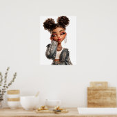 Serene Print, Waarde Poster Papier (Halfglans) (Keuken)