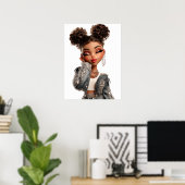 Serene Print, Waarde Poster Papier (Halfglans) (Thuiskantoor)