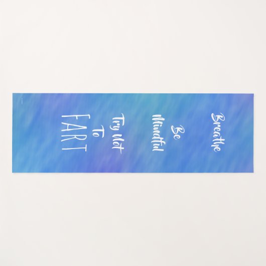 Serene probeert niet te flauwvallen yogamat (Voorkant (horizontaal))