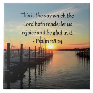 SERENE PSALM 118:24 ZONSONDERGANG OVER HET MEER TEGELTJE