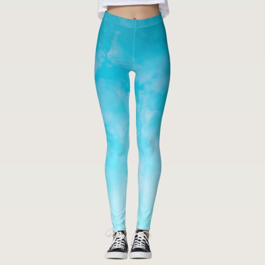 *~* Serene Reach for the Sky Waterverf Leggings (Voorkant)