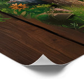 Serene reflecties: een portret van de meren poster (Hoek)