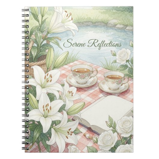 Serene Reflecties Notitieboek (Voorkant)