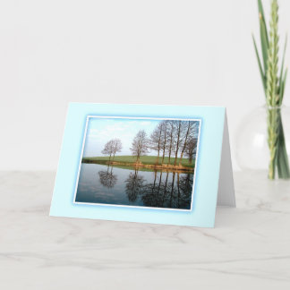 Serene Reflections of Natuur Custom Kaart