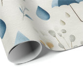 Serene Regentuin Bloemmotief (3) Cadeaupapier (Rol Hoek)