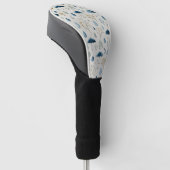 Serene Regentuin Bloemmotief (3) Golfheadcover (Schuin)