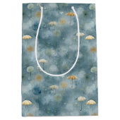 Serene Regentuin Bloemmotief (6) Medium Cadeauzakje (Voorkant)