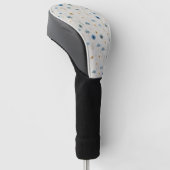 Serene Regentuin Bloemmotief (8) Golfheadcover (Schuin)