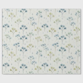 Serene Regentuin Bloempatroon (9) Cadeaupapier (Vlak)