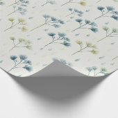 Serene Regentuin Bloempatroon (9) Cadeaupapier (Hoek)