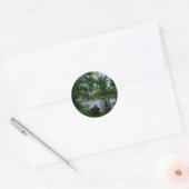 Serene River Elwy and St. Asaph Bridge Ronde Sticker (Envelop)