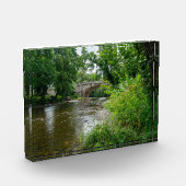 Serene River Elwy & Bridge St. Asaph Fotoblokken (Links)