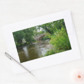 Serene River Elwy & Bridge St. Asaph Rechthoekige Sticker (Envelop)