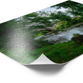 Serene River Elwy en St. Asaf Bridge Foto Afdruk (Hoek)