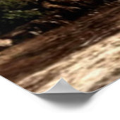 Serene River Flowing Through Mountain Hill Valley Poster (Hoek)