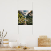 Serene River Garden - Natuur Majesteit en Elegant Poster (Keuken)