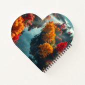 Serene River Shore Reflection Nature Art Notitieboek (Achterkant)