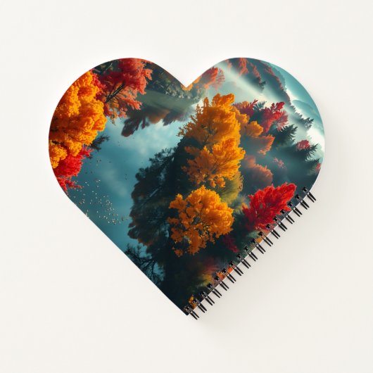 Serene River Shore Reflection Nature Art Notitieboek (Achterkant)