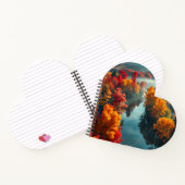 Serene River Shore Reflection Nature Art Notitieboek (Binnen)