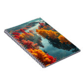 Serene River Shore Reflection Nature Art  Notitieboek (Rechterzijde)