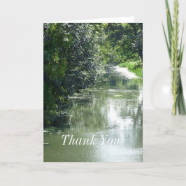 Serene River stromend Dank je Wenskaart Bedankkaart