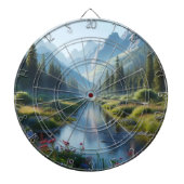 Serene River Valley Dartbord (Voorkant)